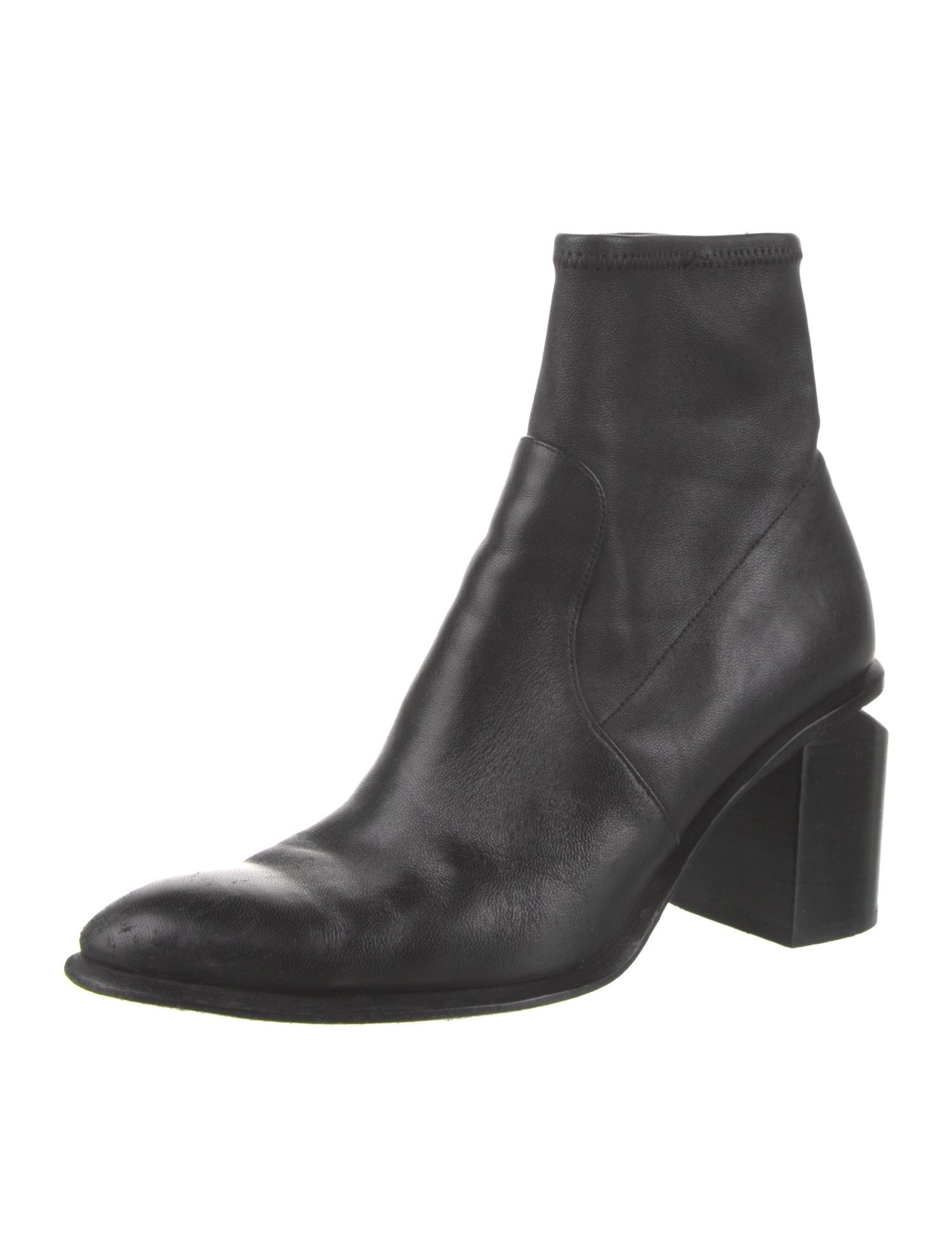 Alexander Wang Leather Sock Boots