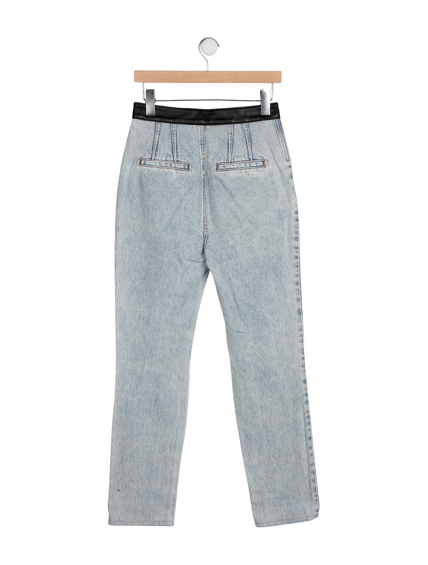 Alexander Wang High-Rise Straight Leg Jeans