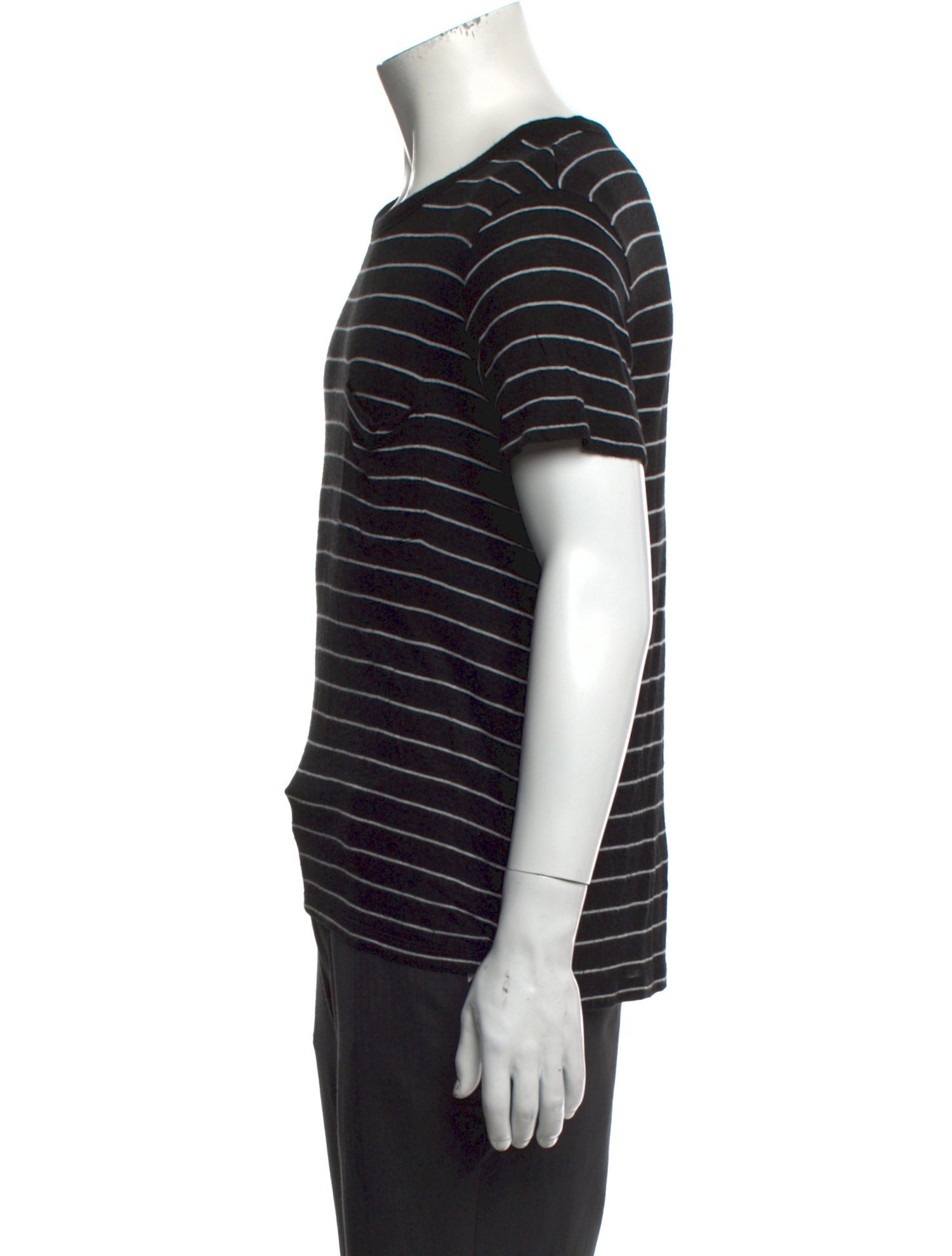 Alexander Wang Striped Crew Neck T-Shirt