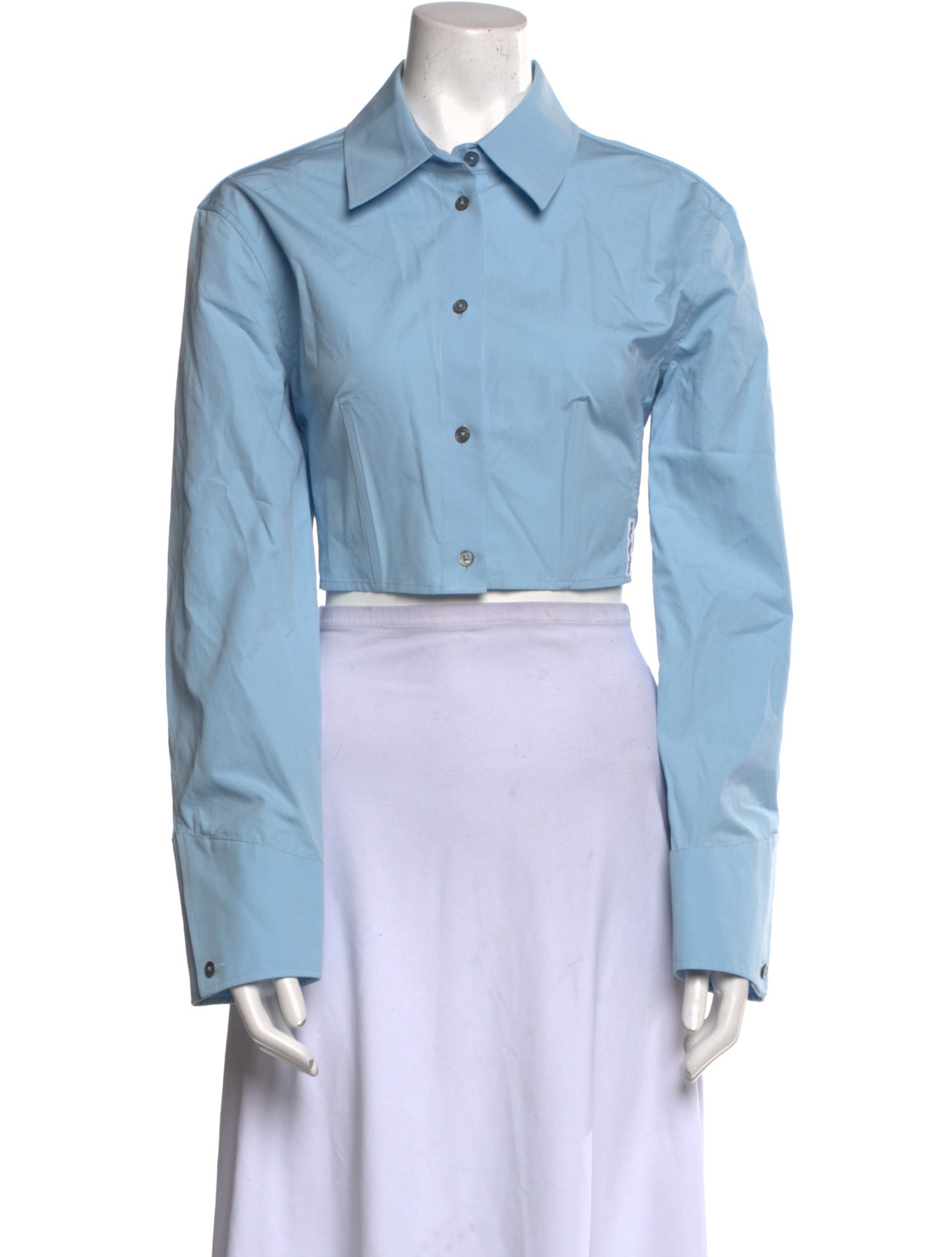 Alexander Wang Long Sleeve Button-Up Top