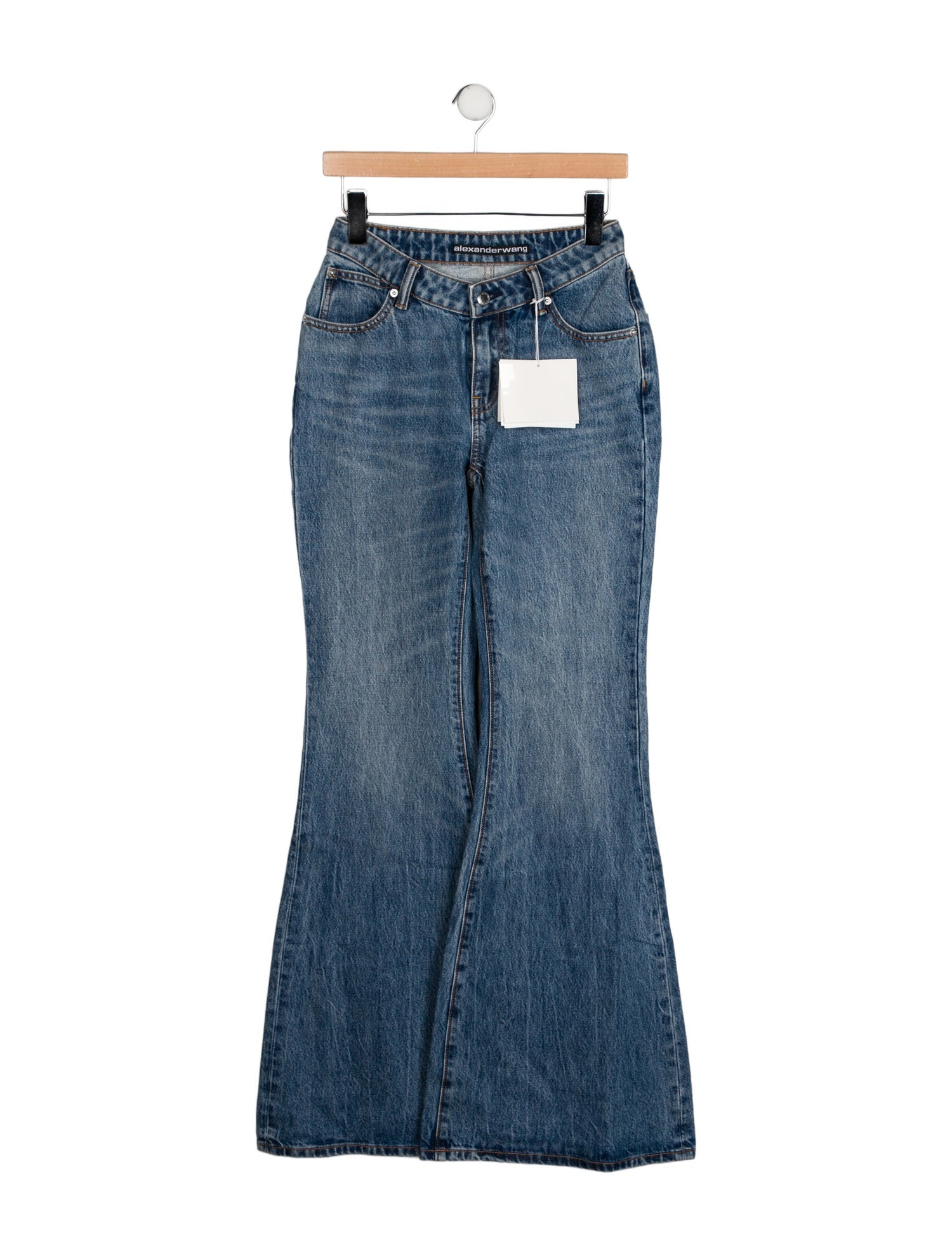 Alexander Wang Mid-Rise Wide Leg Jeans w/ Tags