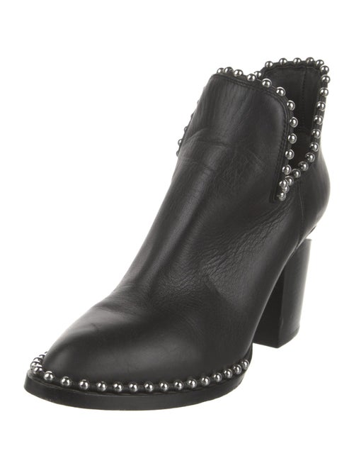 Alexander Wang Leather Studded Accents Boots