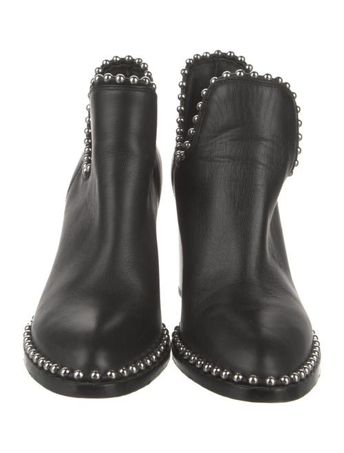 Alexander Wang Leather Studded Accents Boots
