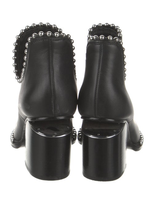 Alexander Wang Leather Studded Accents Boots