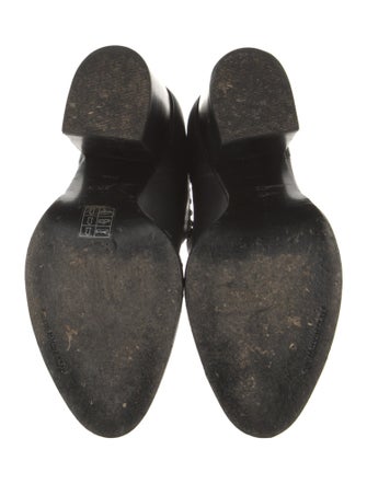 Alexander Wang Leather Studded Accents Boots