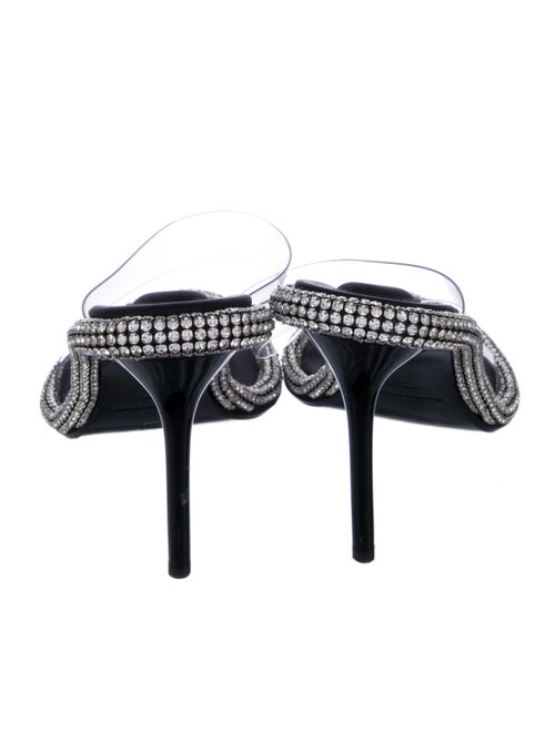 Alexander Wang Printed Crystal Embellishments Slides
