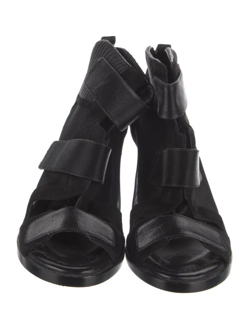 Alexander Wang Leather Mesh Accents Sandals