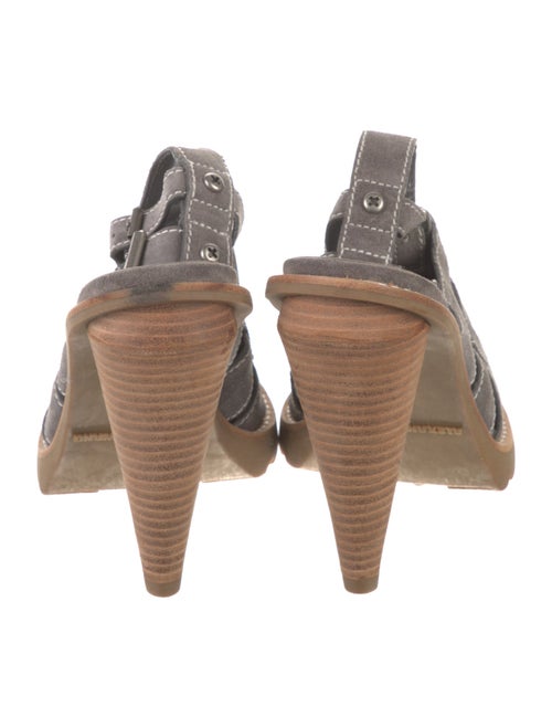 Alexander Wang Suede Studded Accents T-Strap Pumps