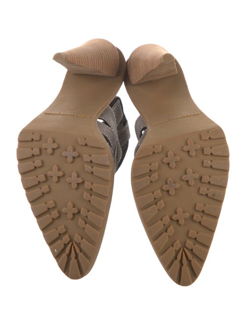 Alexander Wang Suede Studded Accents T-Strap Pumps