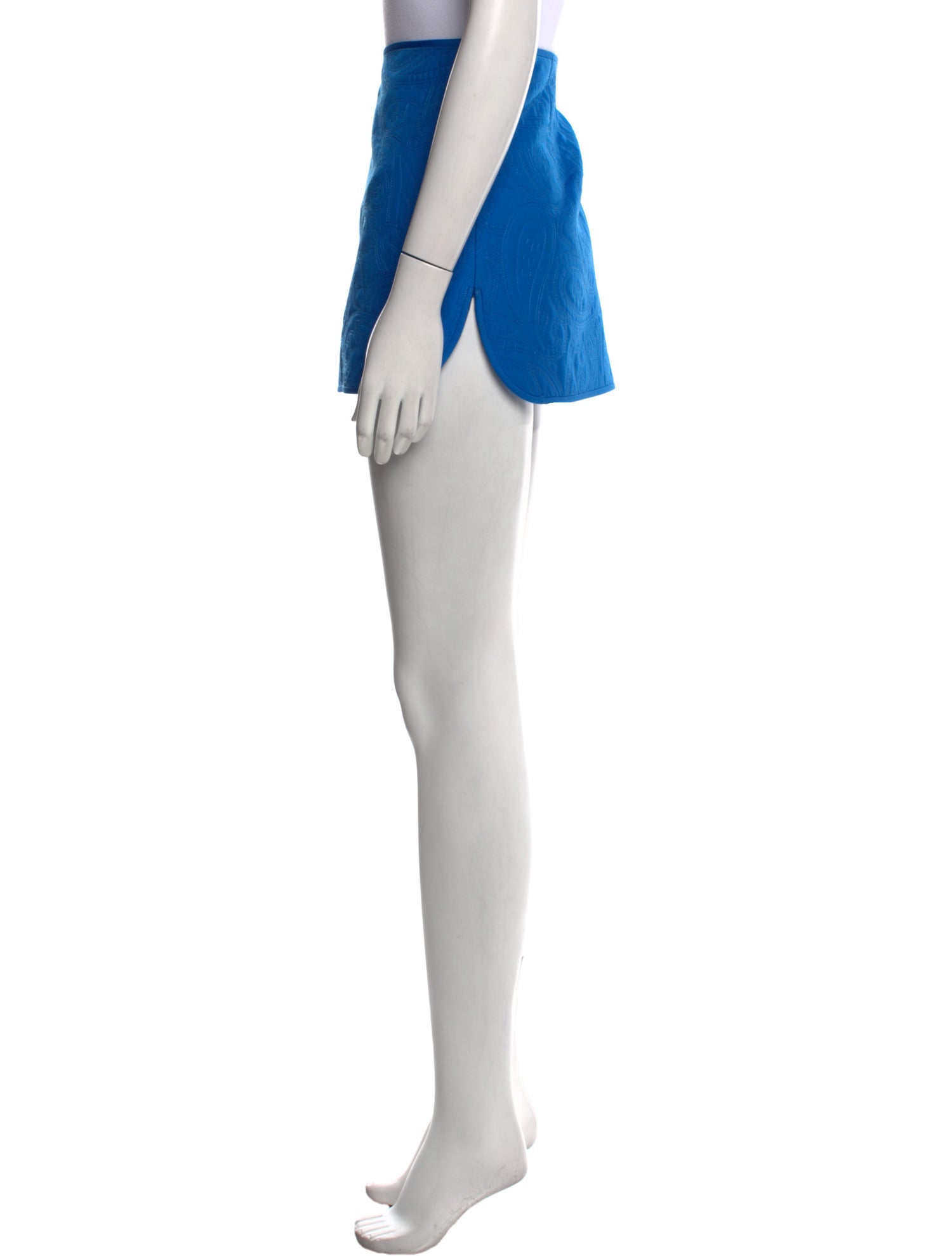 Alexander Wang Embroidered Accent Mini Skirt