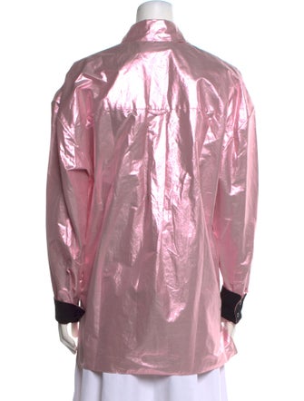 Alexander Wang Long Sleeve Button-Up Top