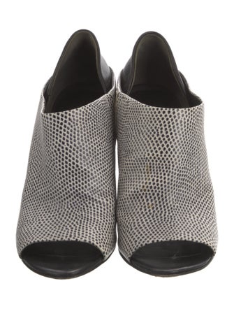 Alexander Wang Leather Printed Mules