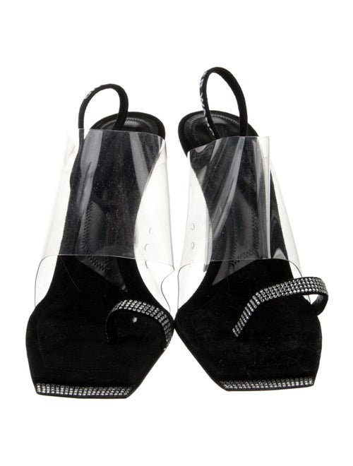 Alexander Wang PVC Printed Slingback Sandals