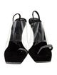 Alexander Wang PVC Printed Slingback Sandals