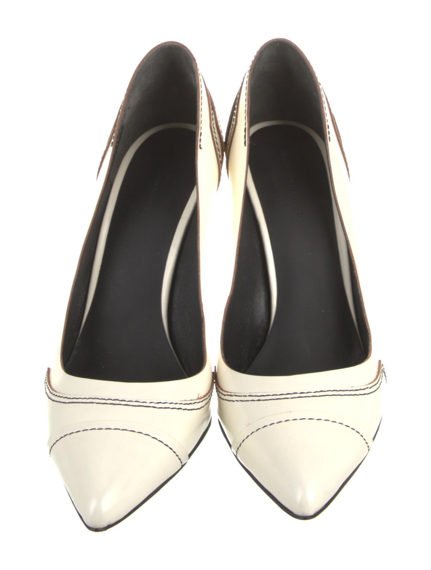 Alexander Wang Leather Printed Slingback Pumps