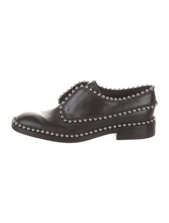 Alexander Wang Leather Studded Accents Oxfords