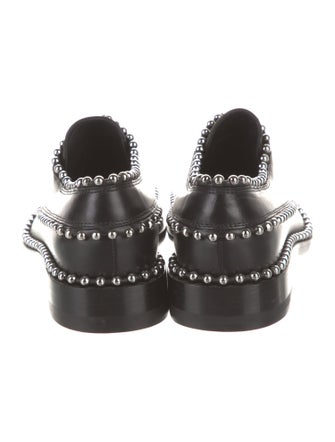 Alexander Wang Leather Studded Accents Oxfords