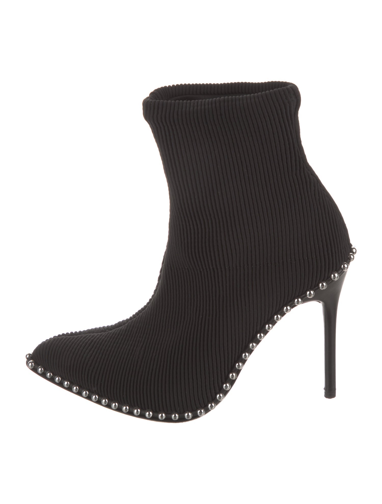 Alexander Wang Printed Studded Accents Sock Boots