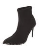 Alexander Wang Printed Studded Accents Sock Boots