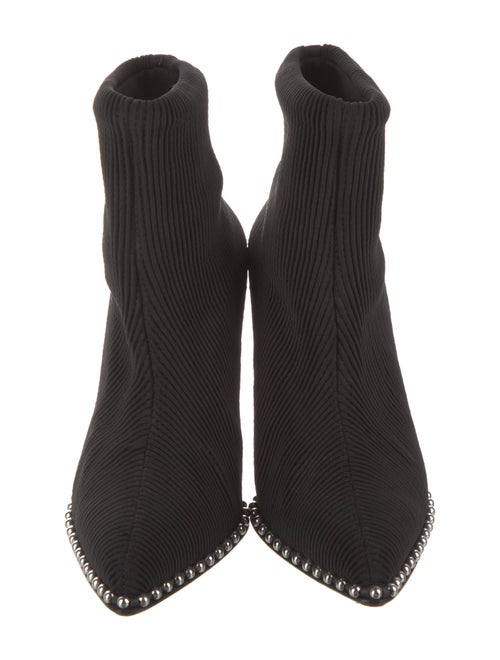 Alexander Wang Printed Studded Accents Sock Boots