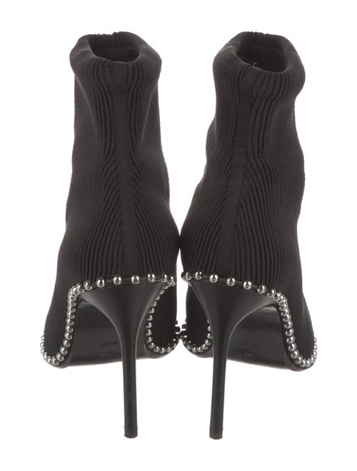Alexander Wang Printed Studded Accents Sock Boots