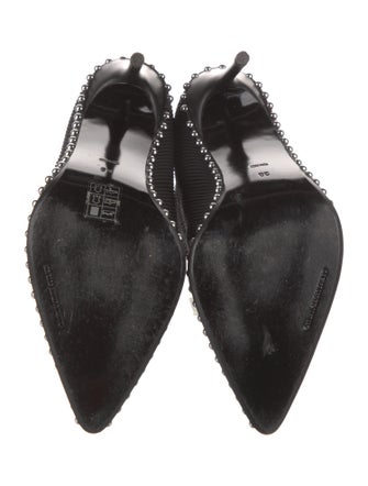 Alexander Wang Printed Studded Accents Sock Boots