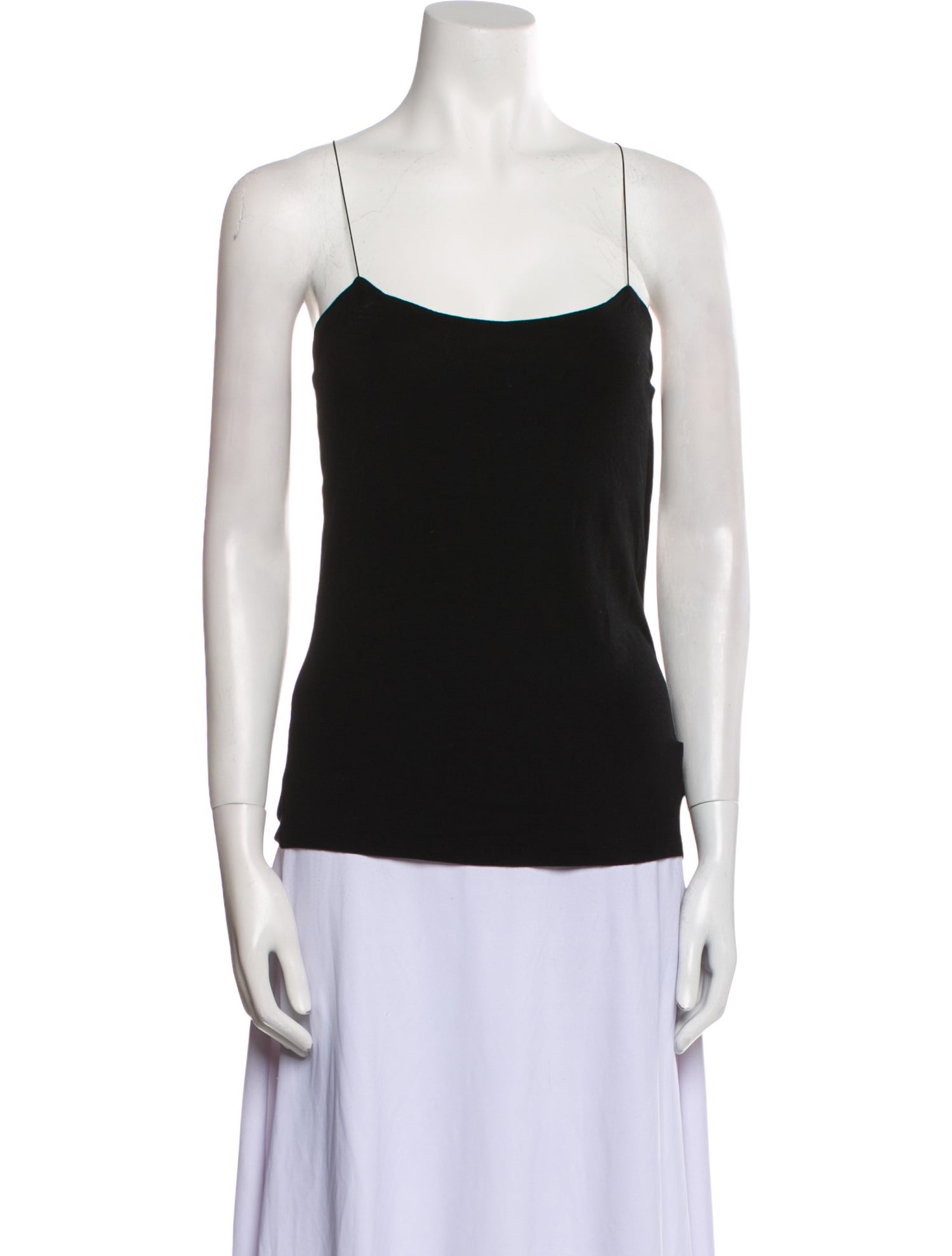 Alexander Wang Square Neckline Sleeveless Top