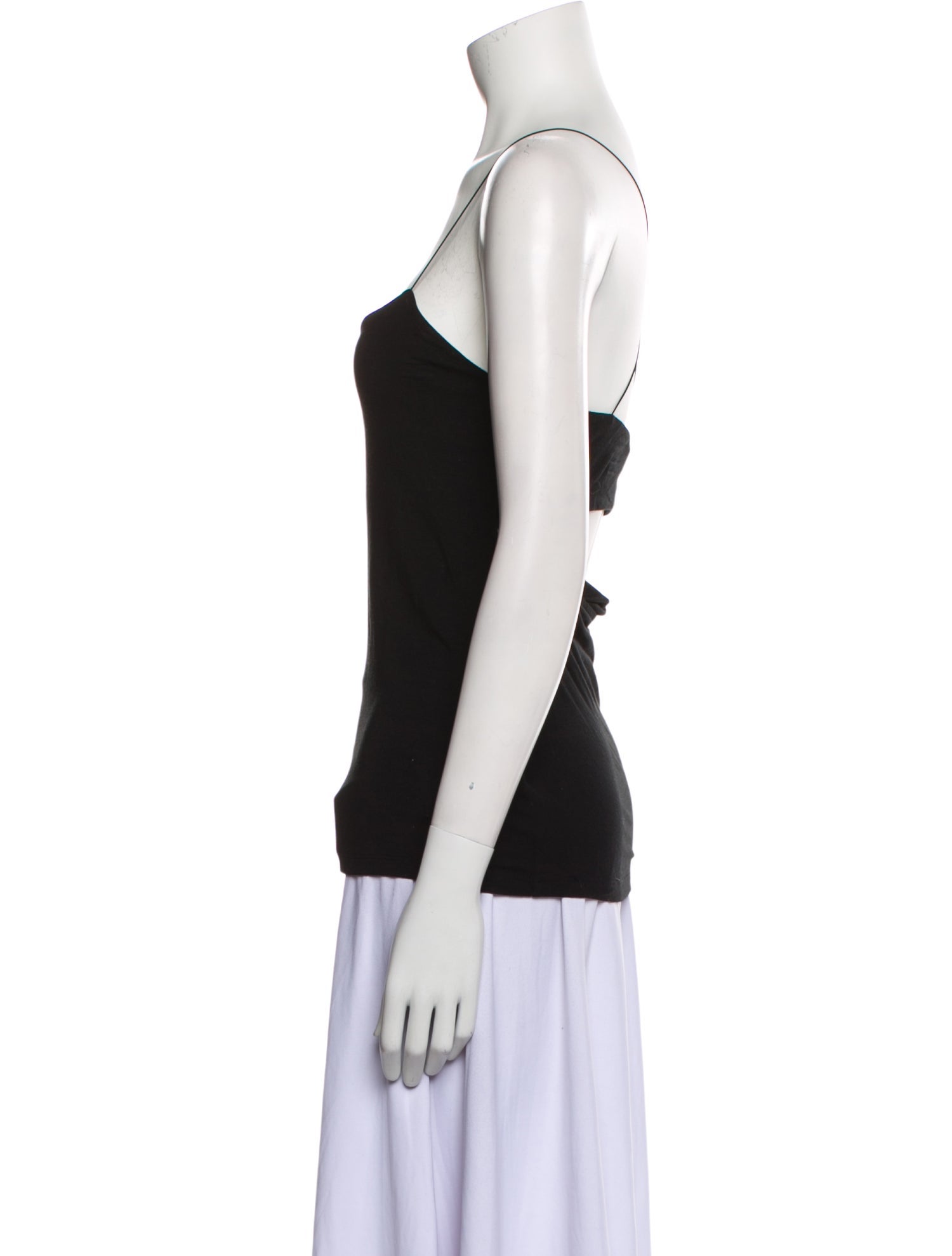 Alexander Wang Square Neckline Sleeveless Top