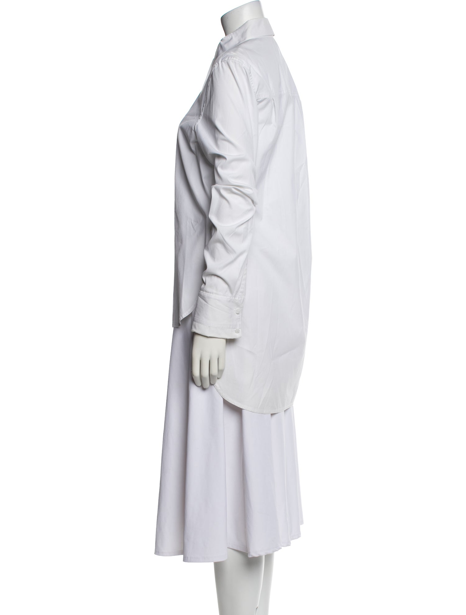 Alexander Wang Long Sleeve Button-Up Top