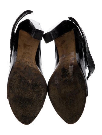 Alexander Wang Patent Leather Slingback Sandals