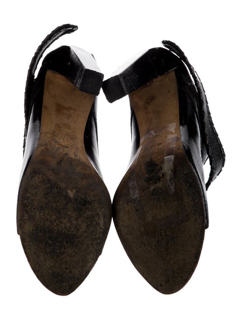 Alexander Wang Patent Leather Slingback Sandals