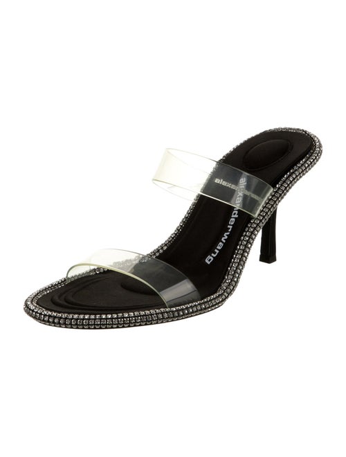Alexander Wang PVC Crystal Embellishments Slides