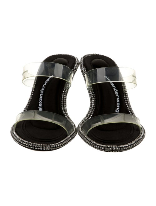 Alexander Wang PVC Crystal Embellishments Slides