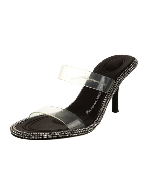 Alexander Wang Neoprene Crystal Embellishments Slides