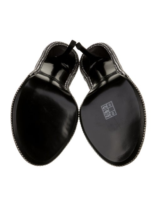 Alexander Wang Neoprene Crystal Embellishments Slides