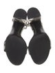 Alexander Wang Embossed Leather Animal Print Sandals