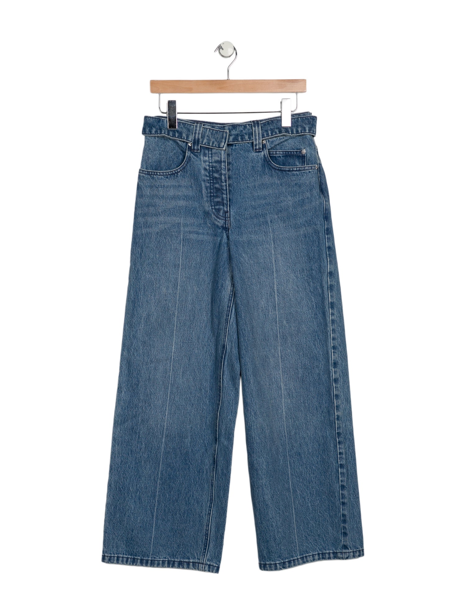 Alexander Wang High-Rise Wide Leg Jeans