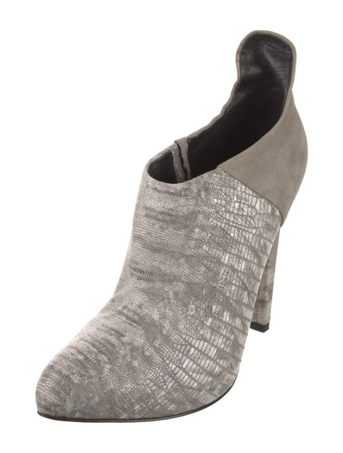 Alexander Wang Embossed Leather Animal Print Boots