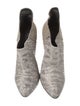 Alexander Wang Embossed Leather Animal Print Boots