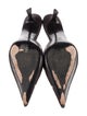 Alexander Wang Satin Crystal Embellishments Slingback Pumps