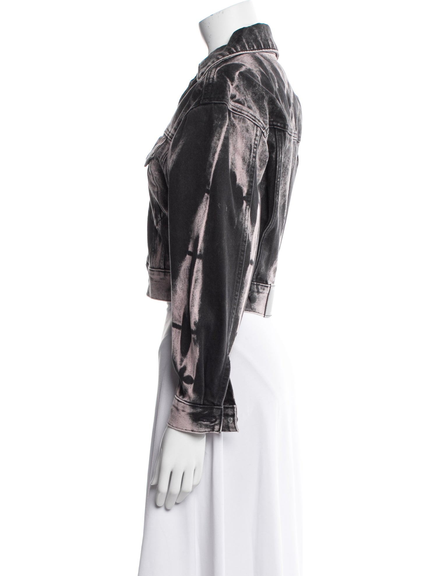 Alexander Wang Tie-Dye Print Denim Jacket