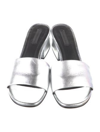 Alexander Wang Leather Slides