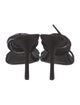 Alexander Wang Leather Crystal Embellishments Sandals
