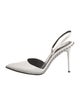 Alexander Wang Leather Studded Accents Slingback Pumps