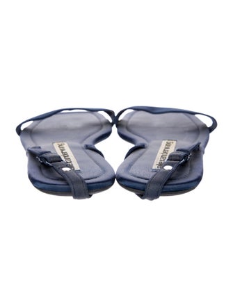Alexander Wang Satin Slingback Sandals