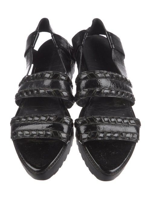 Alexander Wang Patent Leather Gladiator Sandals