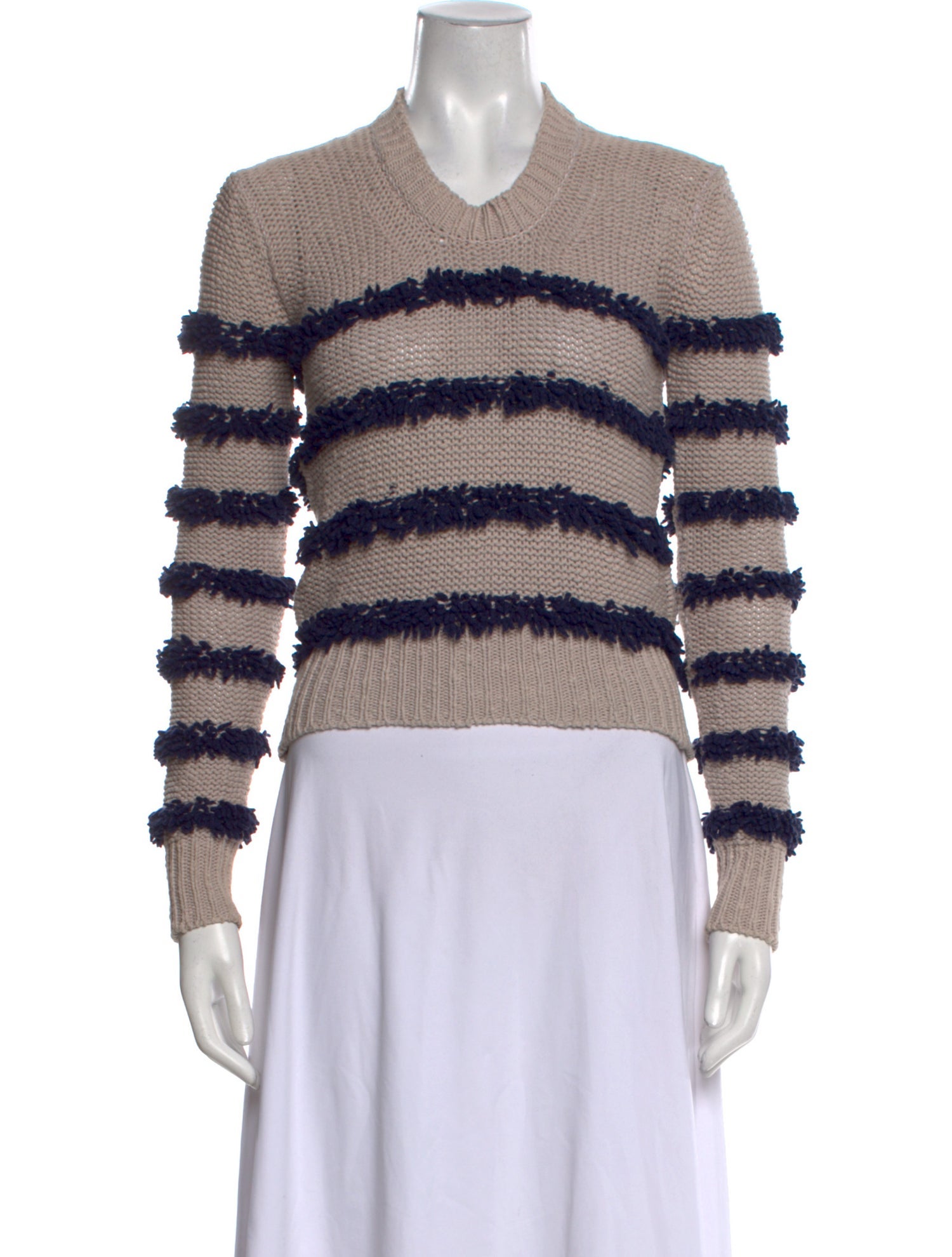 Alexander Wang Linen Striped Sweater