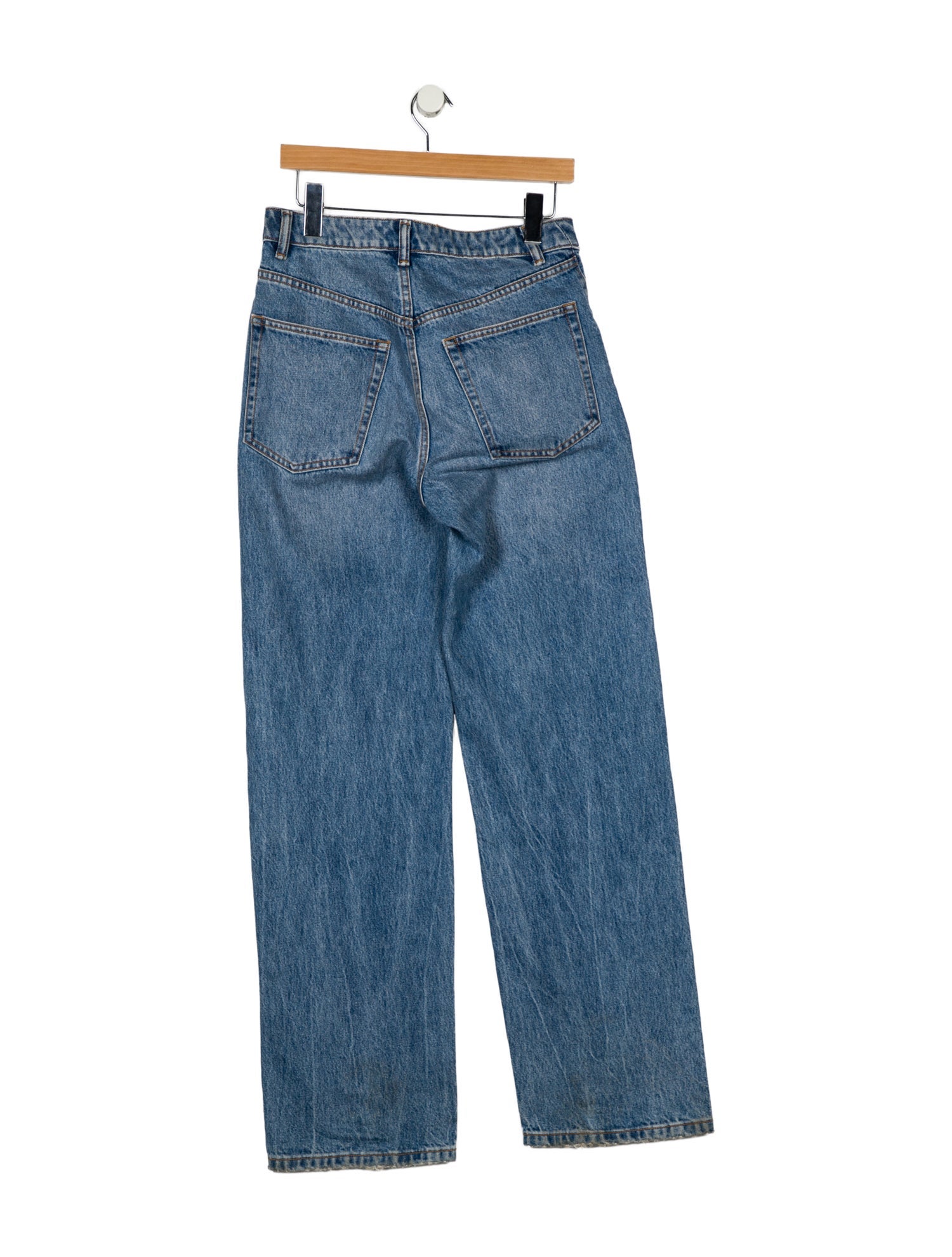 Alexander Wang Mid-Rise Wide Leg Jeans