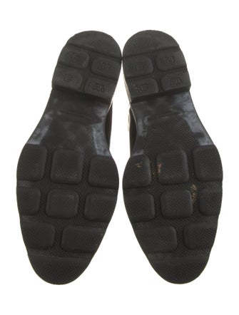 Alexander Wang Leather Printed Combat Boots