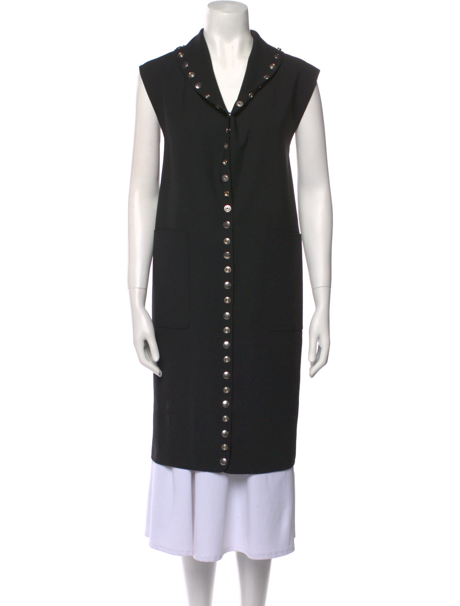 Alexander Wang Virgin Wool V-Neck Tunic